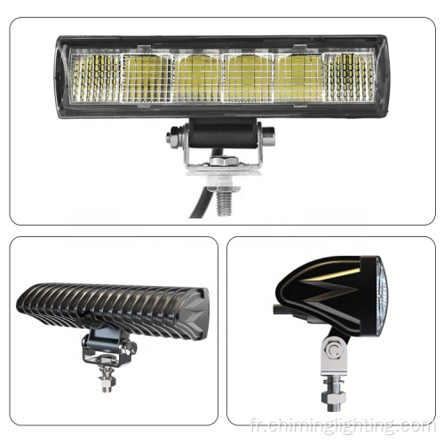 LED 6 &quot;Lumière de travail de camion flexible